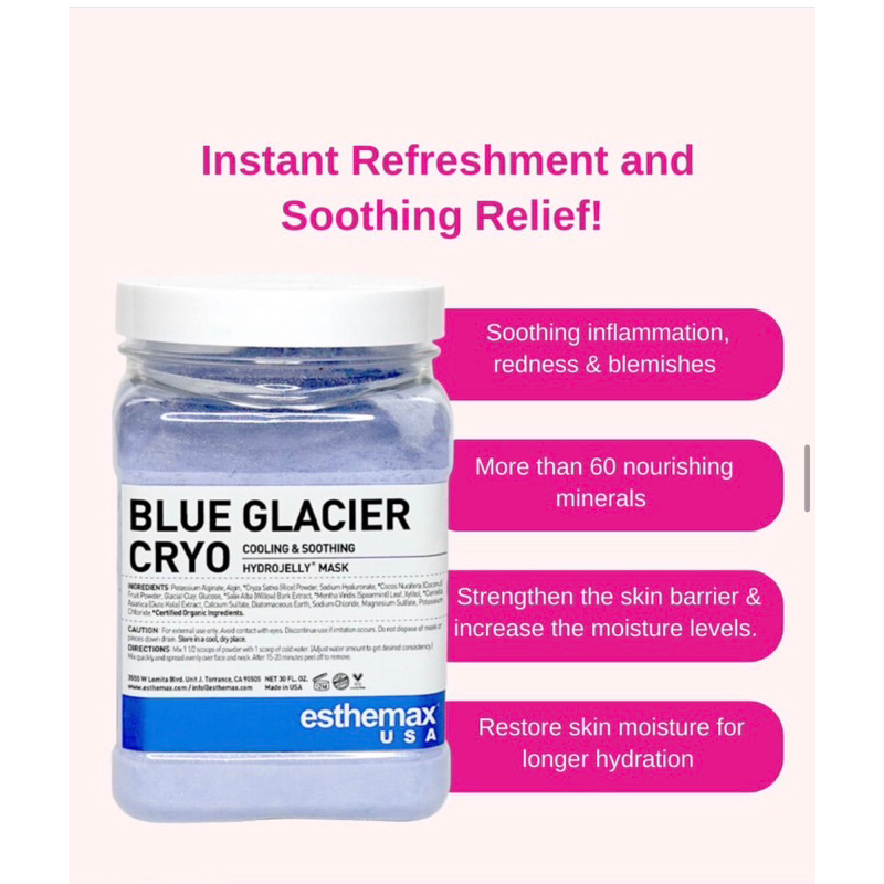 Esthemax Blue Glacier Cryo Shopee Thailand