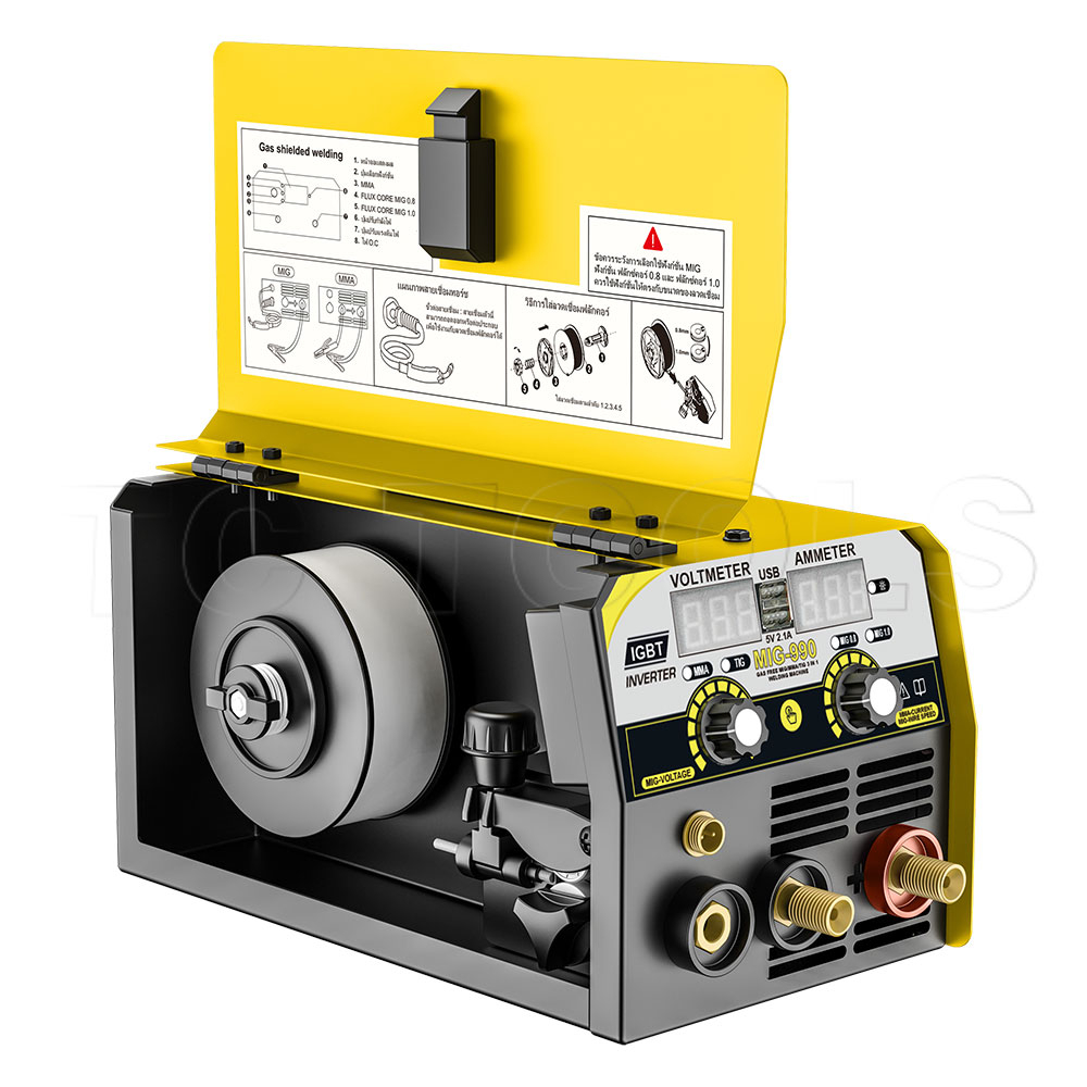 TP TOOLS ตู้เชื่อม MIG ตู้เชื่อมไฟฟ้า 3 ระบบ 3-in-1 รุ่น MIG-990 เชื่อม ...