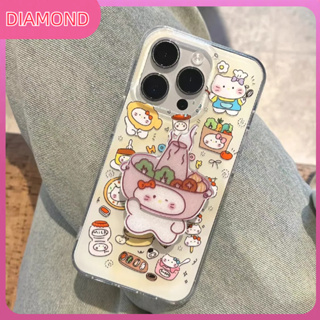 💲คูปองเคลม💲 case for iphone 11 12 หม้อไฟคิตตี้ นำมาสนับสนุน เคส 14 13 12 11 pro max ซิลิโคนเหลว ป้องกันการตก