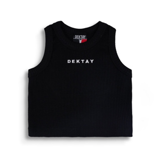 Dektay tank top black DT1 (เสื้อกล้ามสีดำ)