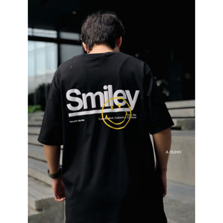 เสื้อยืด Freesize ลาย smiley (ลายหน้า-หลัง)