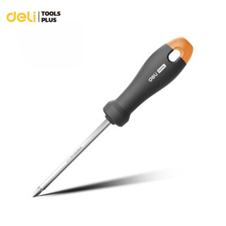 Deli ไขควงสลับ ไขควงสองหัว ปากแบน ปากแฉก เลือกสลับหัวได้ Screwdriver