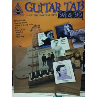 GUITAR TAB 98 &amp; 99 - 14 OF THE HOTTEST HITS R-G-V/073999903355