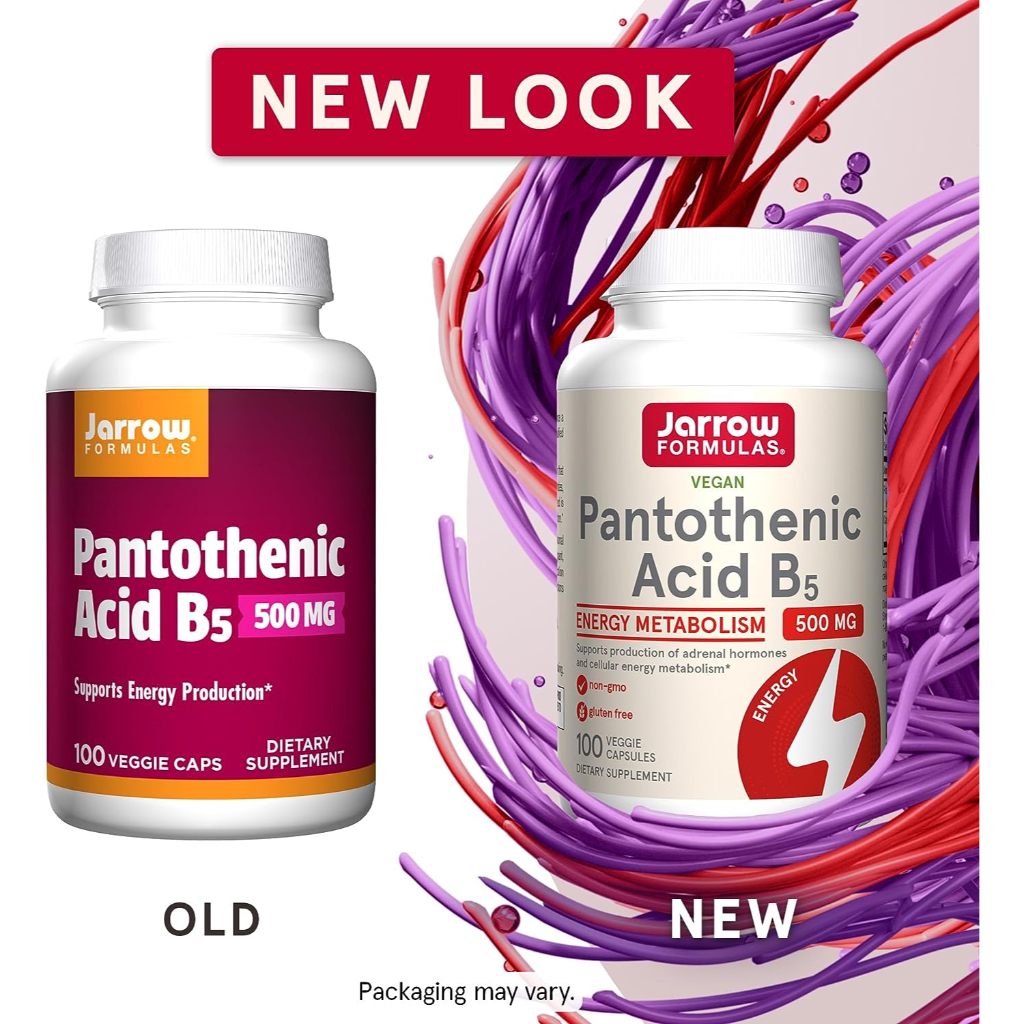 พร้อมส่ง-ใหม่-jarrow-formulas-pantothenic-acid-b5-500mg-100-capsules