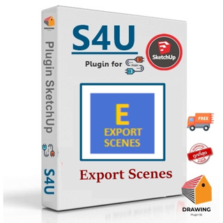 [E23] s4u export scenes 5.1.0 (ปลั๊กอินส่งออก Scenes เป็นภาพ JPG หรือ PNG)  2017-2023