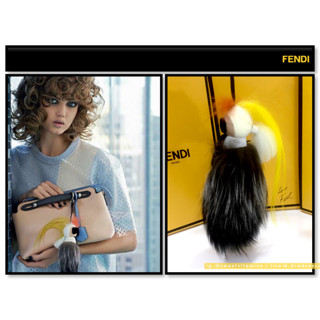 FENDI Karlito Karl Lagerfled Bag Charm (Yellow Hair): ที่ห้อยกระเป๋าลุง Karl ไซส์ใหญ่ กับผมสีเหลืองส้ม น่ารักมากๆ คะ