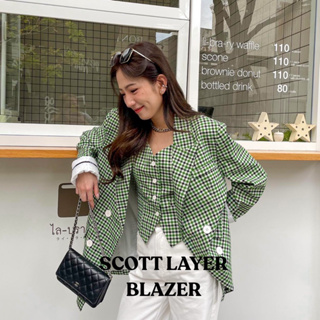 Scott layer blazer - เบลเซอร์พร้อมสายเดี่ยว