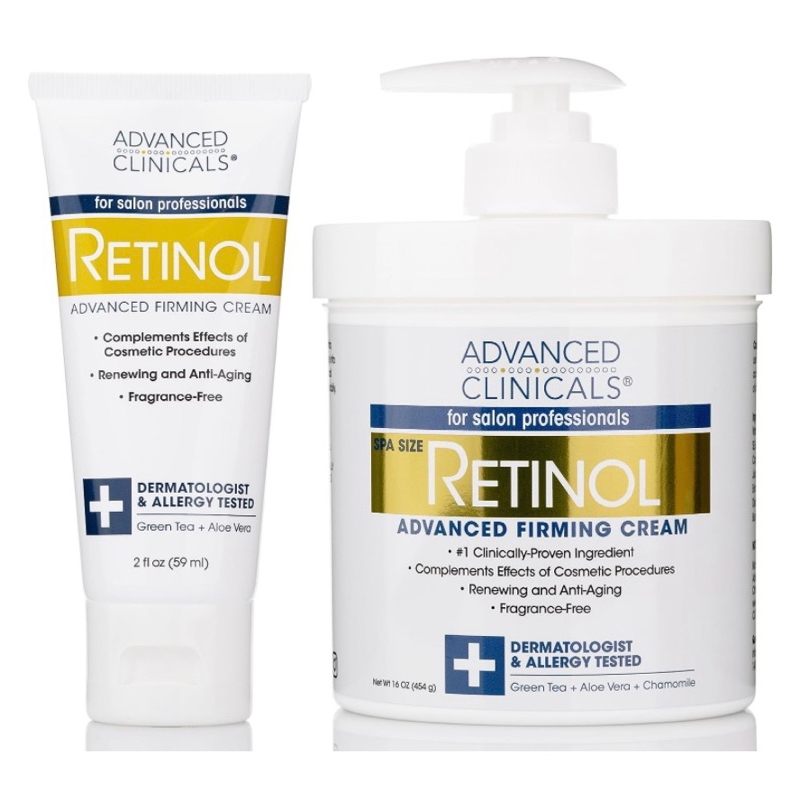 เรตินอล Advanced Clinicals Retinol Body Lotion Moisturizer Face Lotion