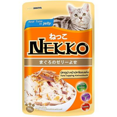 อาหารเปียก-nekko-แบบซองในเยลลี่-70-กรัม-แบบ-1-โหล
