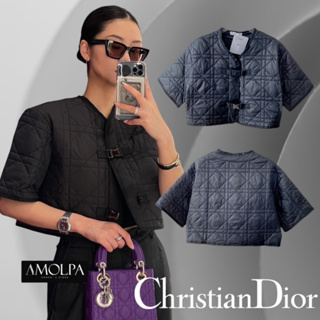 เสื้อแจ็คเก็ตJACKET COAT Signature แบรนด์  CHRISTIAN DIOR ตัว JACKET สั้นเป็นโค้ชตัวสั้นสวยๆ