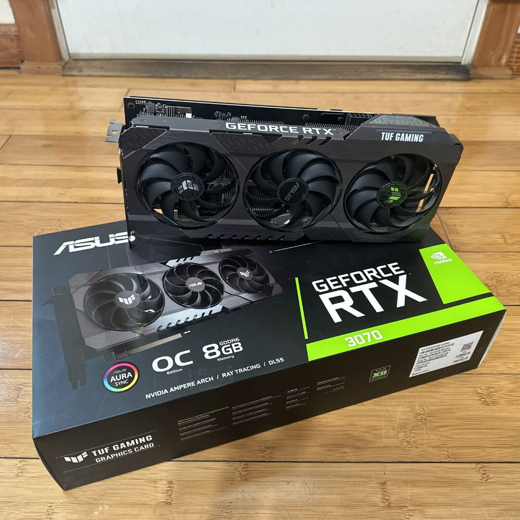 ASUS TUF Gaming GeForce RTX 3070 OC 8GB GDDR6 Graphics Card Non LHR ...