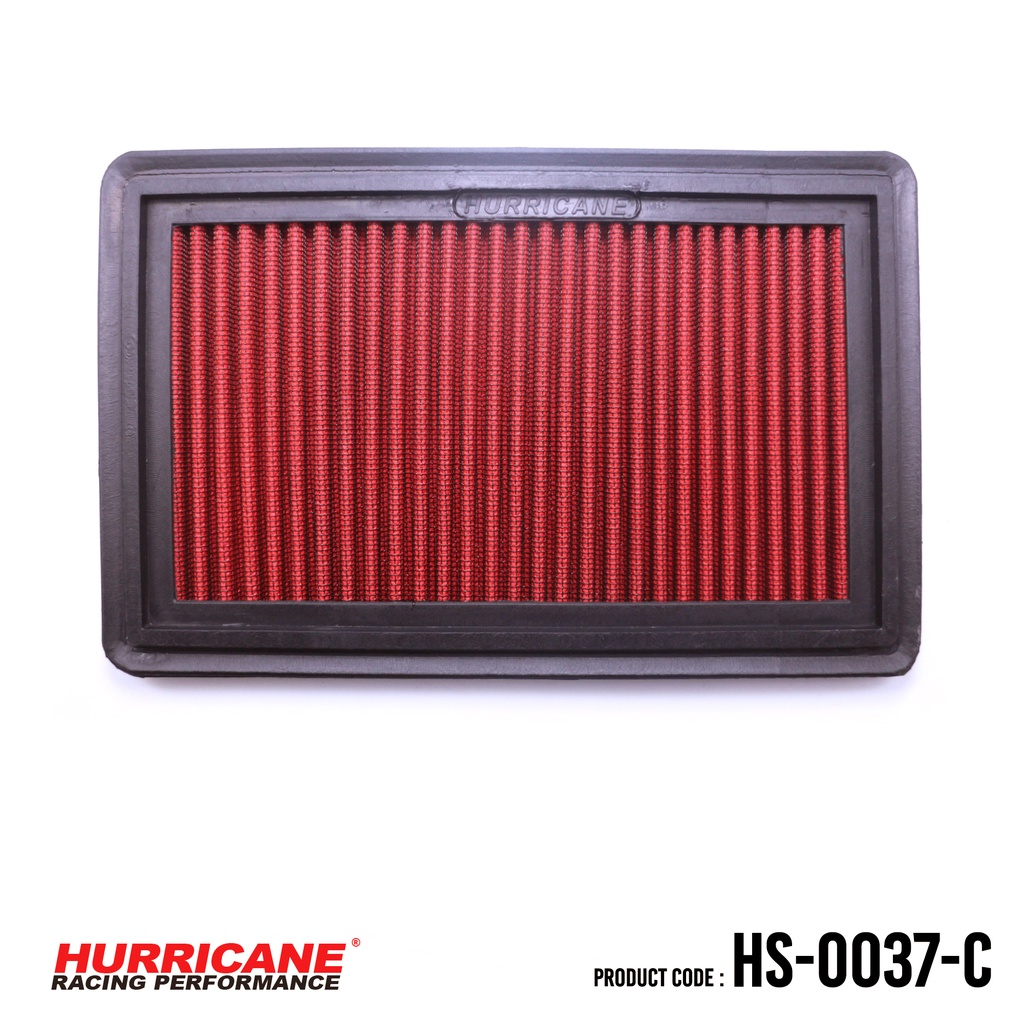 hurricane-กรองอากาศสแตน-ผ้าแดง-ford-laser-hs-0037