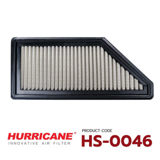 HURRICANE กรองอากาศสแตน , ผ้าแดง Honda Prelude HS-0046