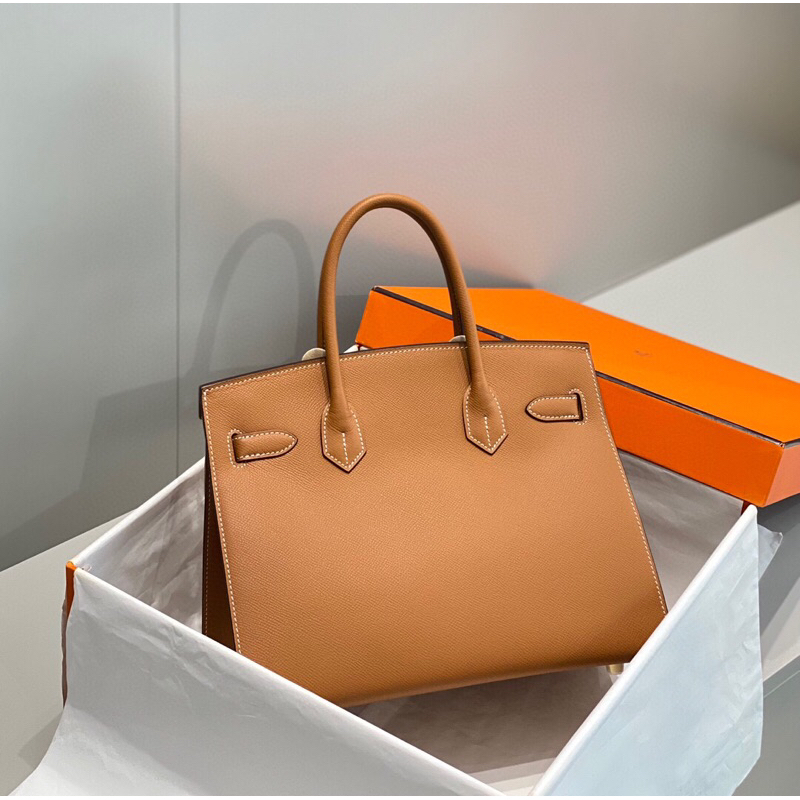 พรี-ราคา10900-hermes-birkin-epsomหนังแท้-กระเป๋าถือ-25cm-กระเป๋าแฟชั่น