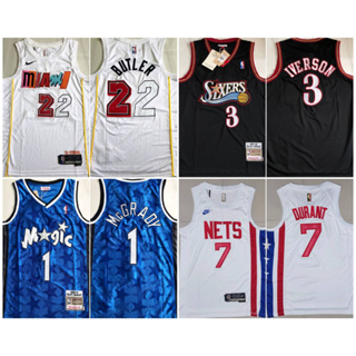 เสื้อบาส NBA Jersey งาน Full Emb ปัก3ชั้น TMac, J.Butler, Iversen, Ja Morant, KD เหมาะเล่นกีฬา บาส, ฟิตเนส, แฟชั่น