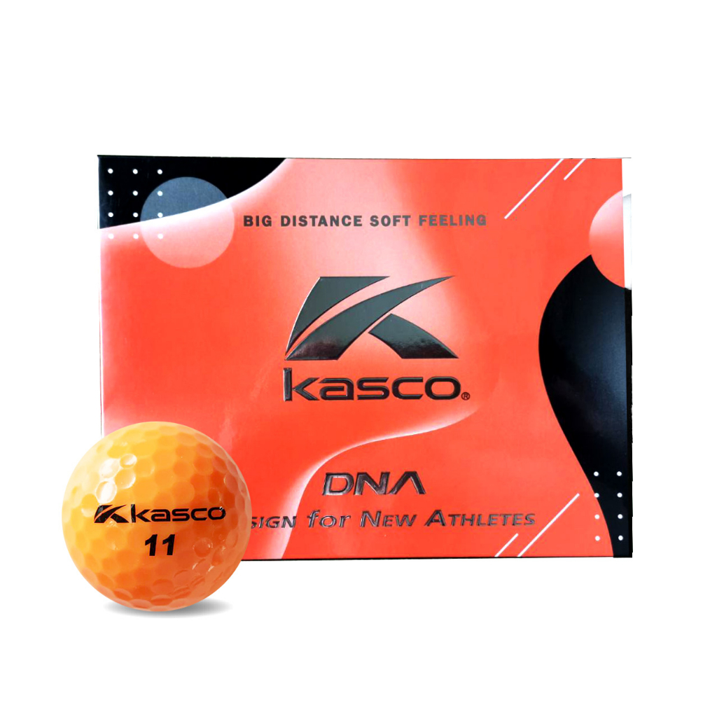 11golf-promotion-ซื้อ-1-กล่อง-แถมฟรี-1-กล่อง-ลูกกอล์ฟ-kasco-dna-golf-ball-ลูกกอล์ฟ-2-ชั้น-มีสีขาว-สีส้ม-สีเหลือง