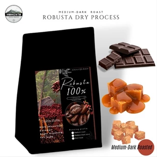 Robusta ล้วน 500 กรัม เมล็ดกาแฟโรบัสต้าระนอง คั่วกลาง-เข้ม photo