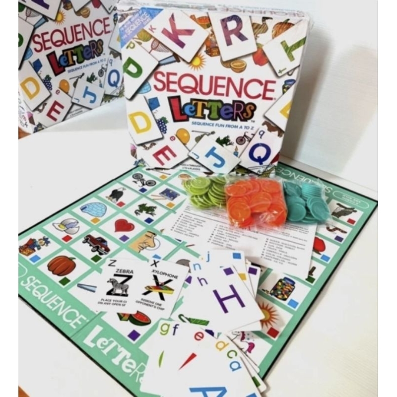 SEQUENCE LETTERS GAME Shopee Thailand