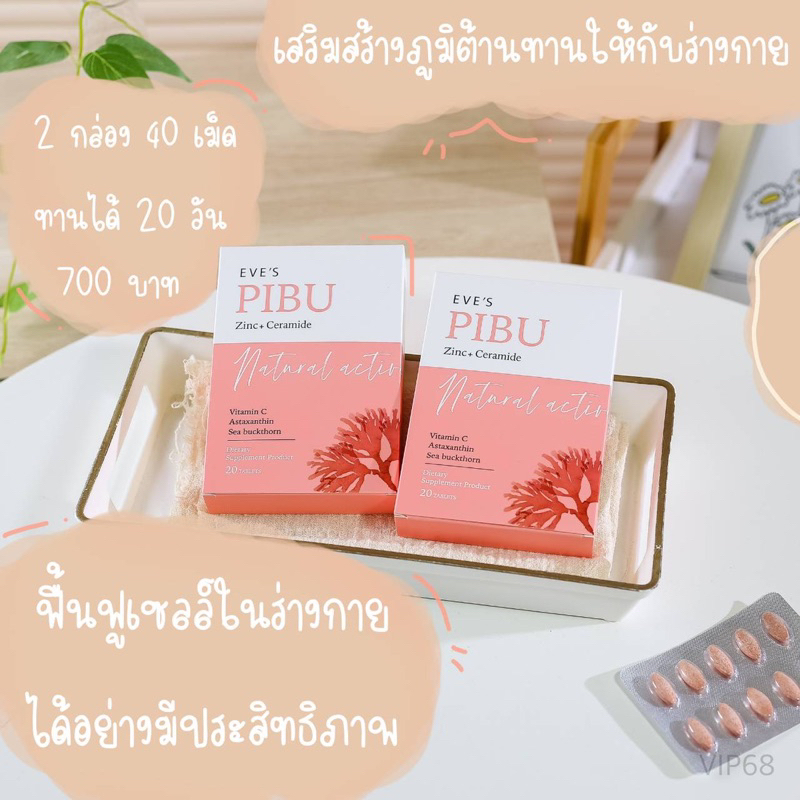 EVE’S PIBU อาหารเสริม(เซต 2 กล่อง) | Shopee Thailand