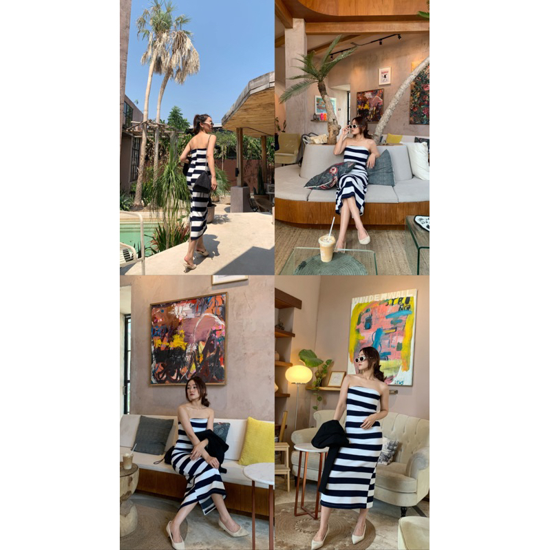 Charlotte irony | Striped Tube Dress