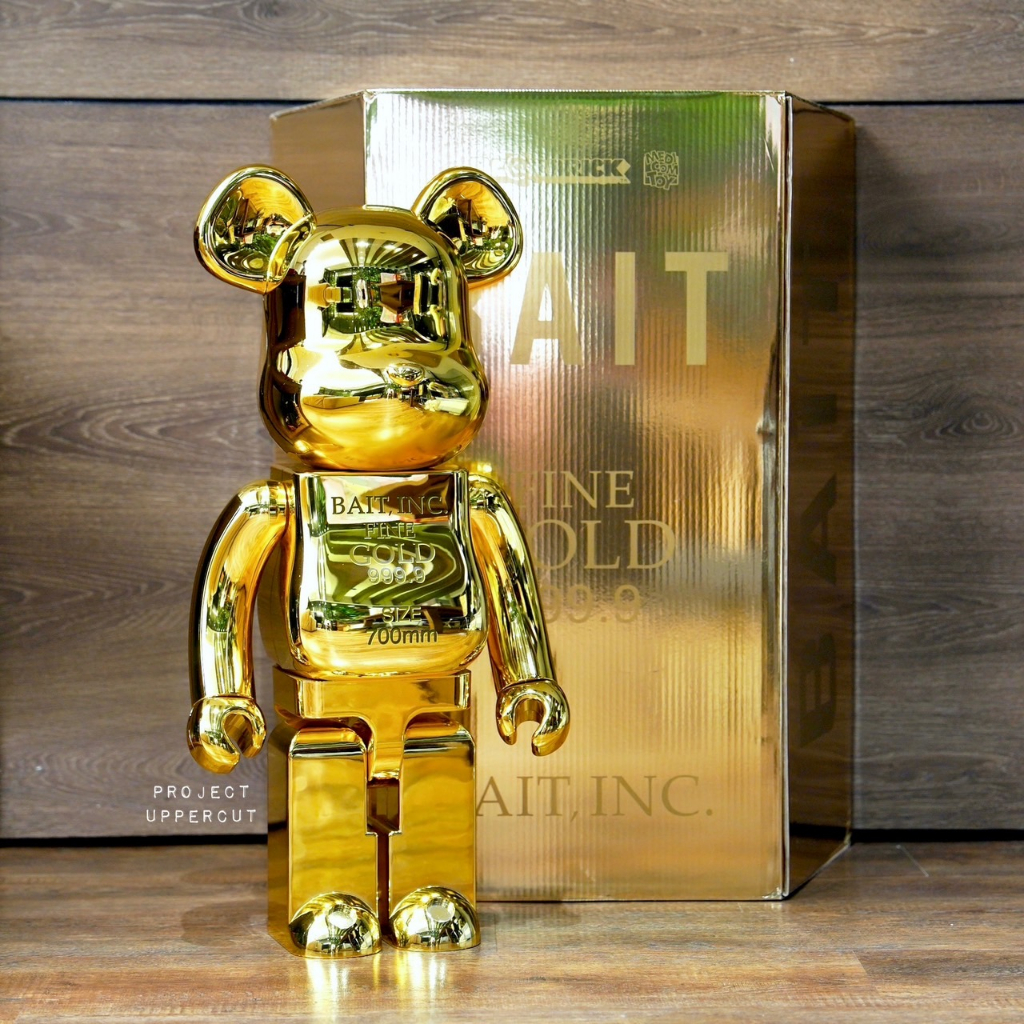 Bait Gold Bearbrick 1000 Bearbrick Medicom Toy Plus 1000
