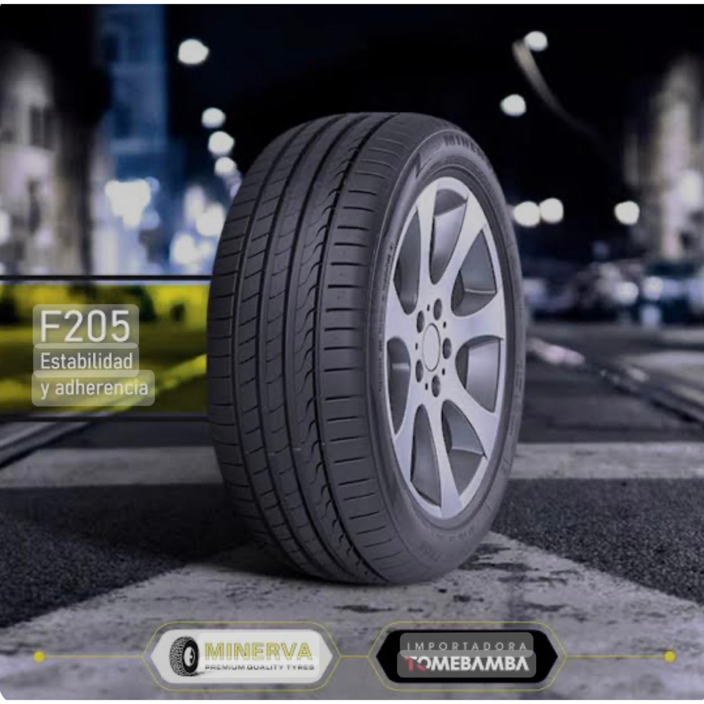 ยางรถยนต์ MINERVA 205/40 R17 รุ่น RADIAL F205 84W *CH (จัดส่งฟรี!!! ทั่วประเทศ) Shopee Thailand