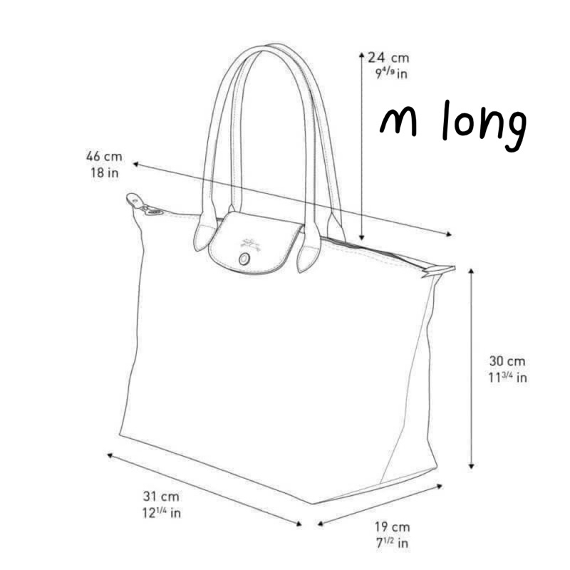 แท้-longchamp-lepliage-m-long-l-long