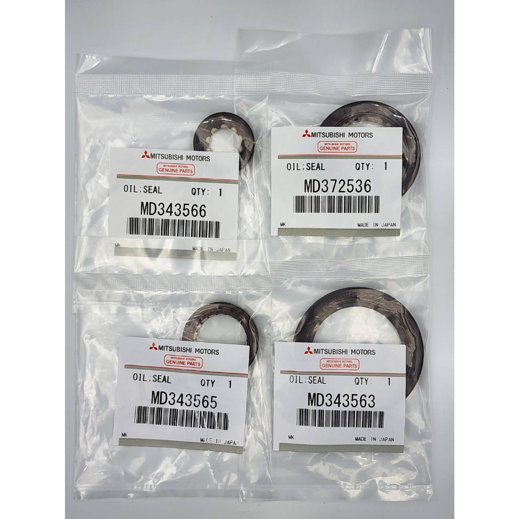 ชุดซีลหน้าเครื่อง 4 ตัว MITSUBISHI TRITON 16V PAJERO SPORT 100% ...
