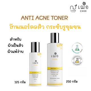 (เช็ดบำรุงผิว) เฌอ โทนเนอร์ ลดสิว ANTI ACNE TONER CHER SKINCARE