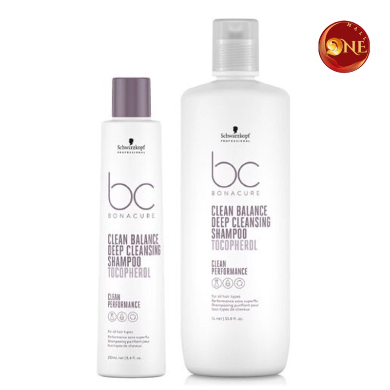 Schwarzkopf BC Clean Balance Deep Cleansing Shampoo | Shopee Thailand