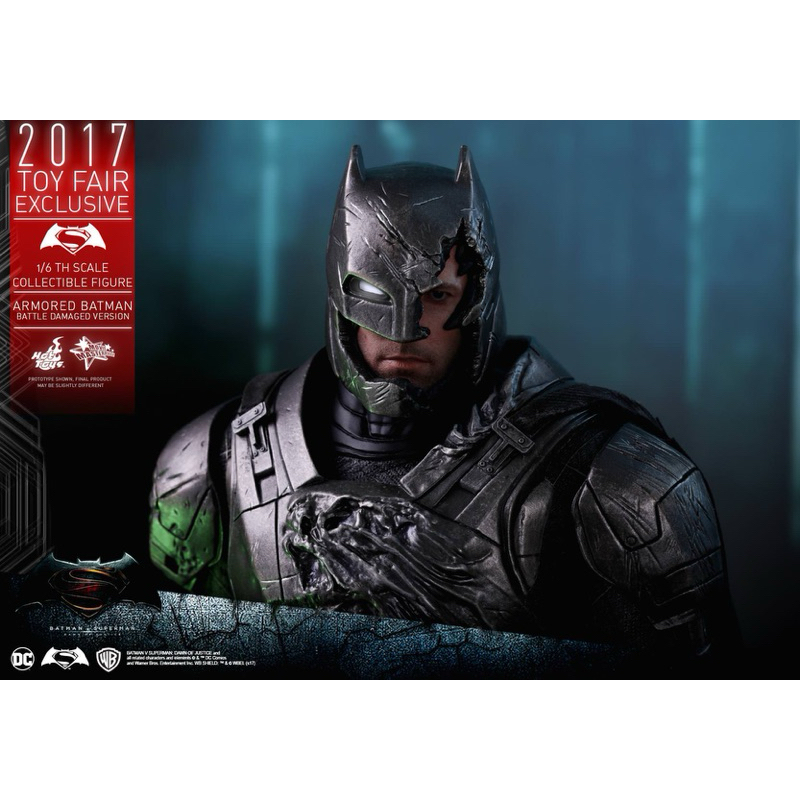 HOT TOYS MMS 417 BATMAN V SUPERMAN – ARMORED BATMAN (BATTLE DAMAGED ...