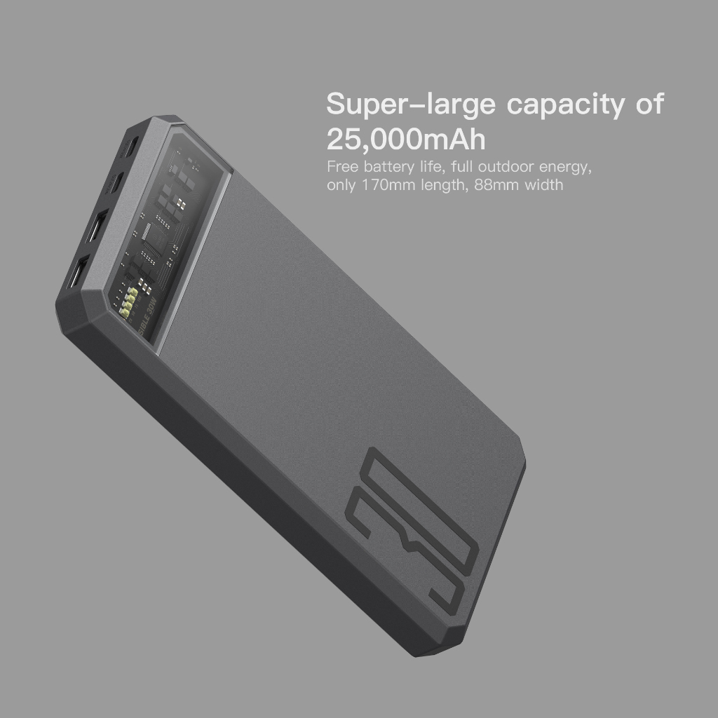 ส่งเร็ว-ส่งไว-eloop-e43-แบตสำรองชาร์จเร็ว-25000mah-30w-ชาร์จเร็ว-999shopworld