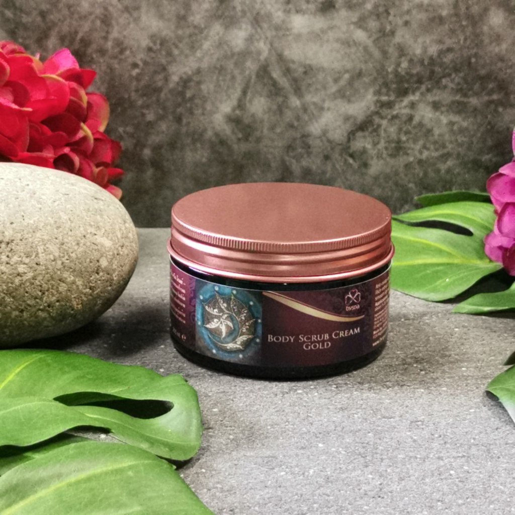 Body Scrub Cream Gold บอดี้สครับ ครีม โกลด์ (ครีมขัดตัวทอง) 250 g