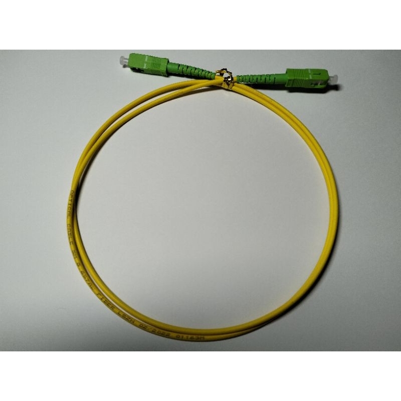 PatchCord SC APC (หัวสีเขียว) ขนาด 3.0mm ความยาว 1เมตร หรือ 3เมตร ...