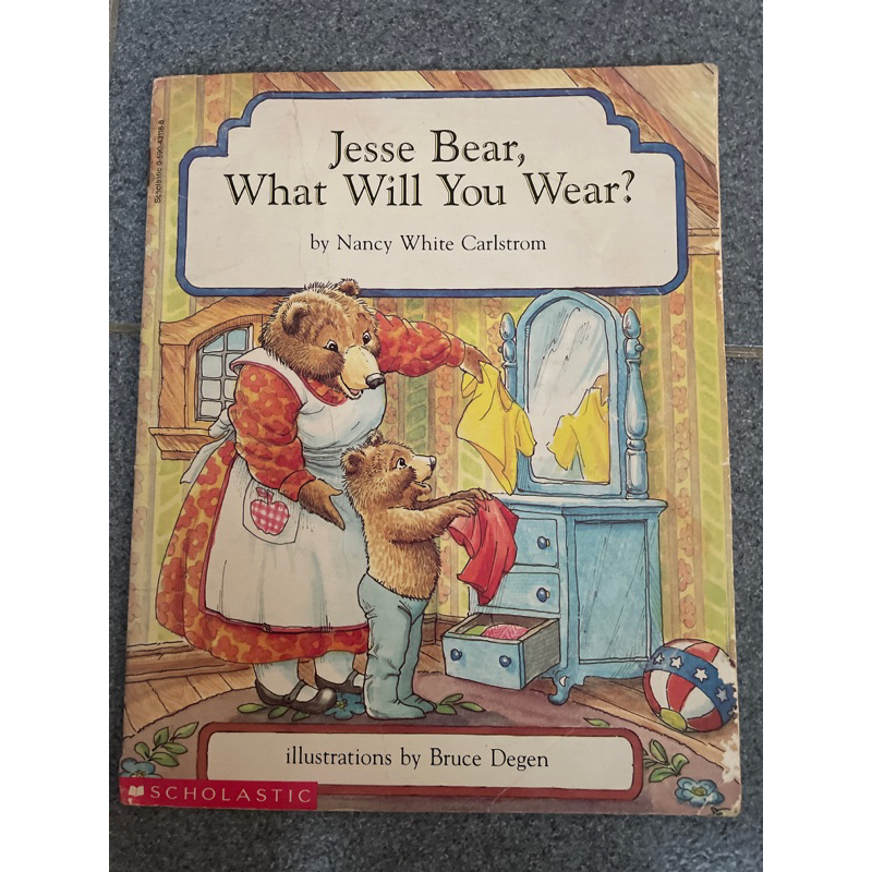 Jesse Bear’s What Will You Wear? หนังสือมือสอง ปกอ่อน [0386] | Shopee ...