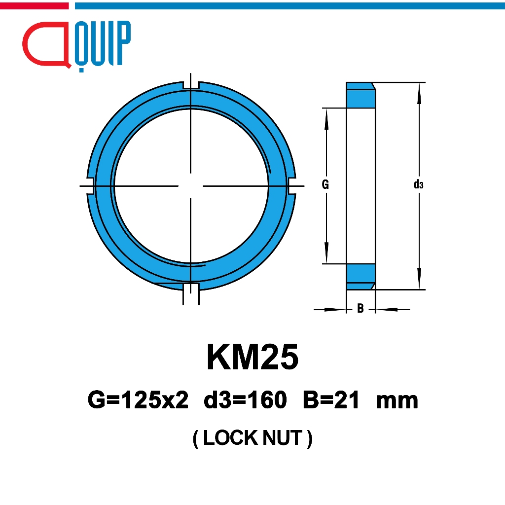 km25-ubc-แป้นเกลียวล๊อค-lock-nut-an25-locknut-km-25-ใช้สำหรับเกลียว-m125x2-มม