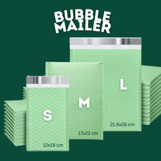 (แพค 25-50 ซอง)  ซองบับเบิ้ล Pastel Green ซองกันกระแทก ซองพาสเทล Bubble Mailers