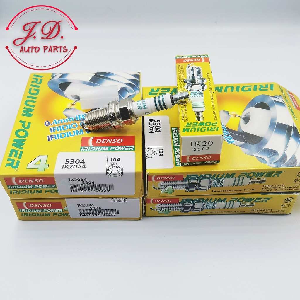 แท้!!! หัวเทียน DENSO IRIDIUM POWER IK20 (1หัว/4หัว) | Shopee Thailand