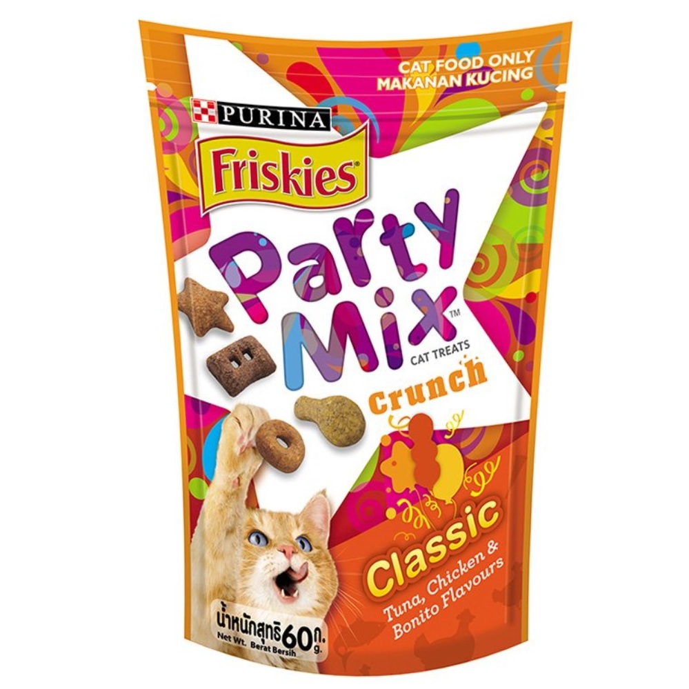 party-mix-ปาร์ตี้มิกซ์-felix-party-mix-ขนมแมวเคี้ยวกรุบ-ขายยกกล่อง-ไม่คละรส-กล่องละ-8-ชิ้น