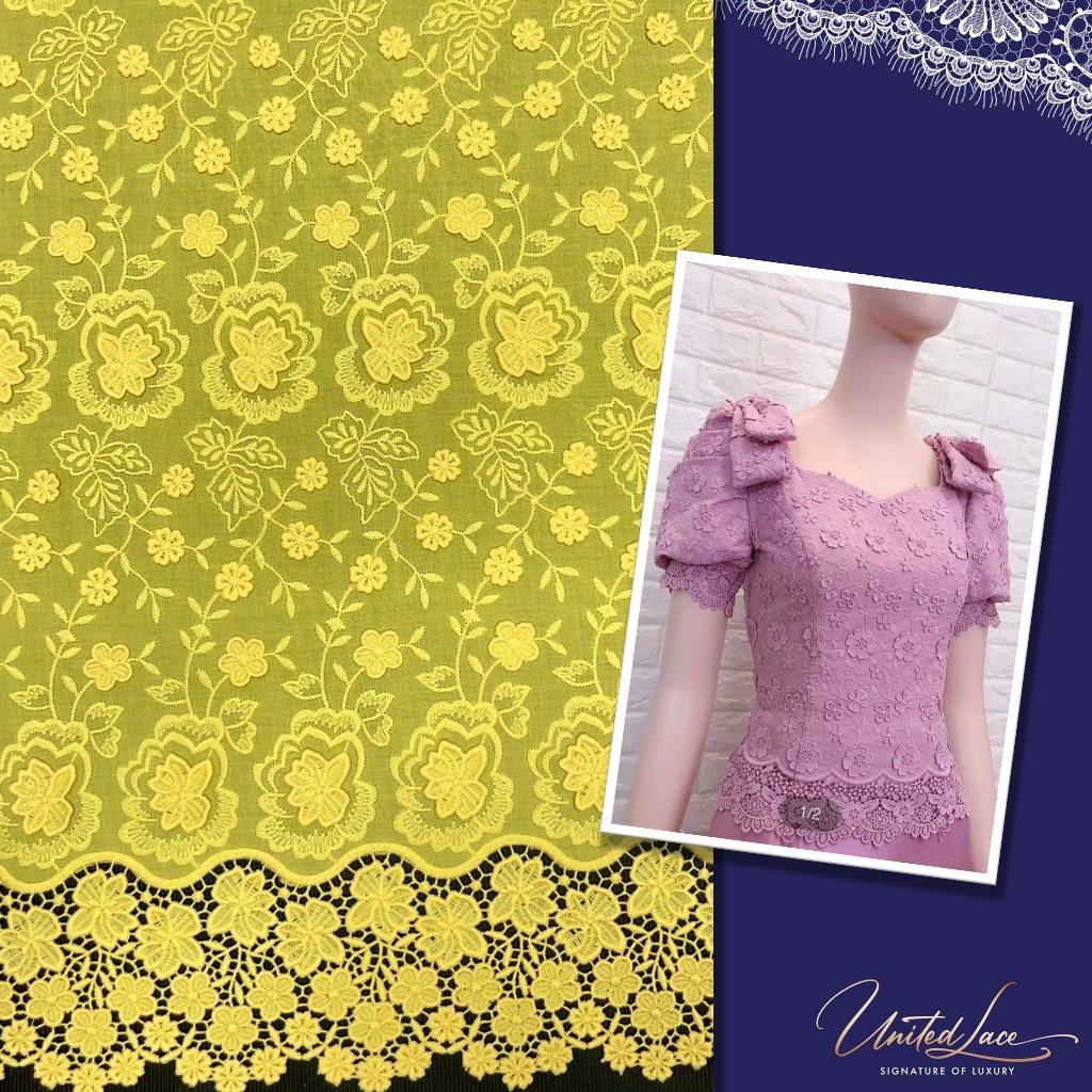 ผ้าลูกไม้ Cotton Applique Shopee Thailand