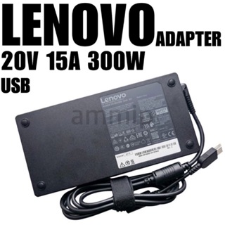 อะแดปเตอร์แล็ปท็อป Lenovo 20V 15A 300W Square Port Lenovo Legion 5 pro 16ACH6H R9000P 9000K Y9000K Y9000X 1