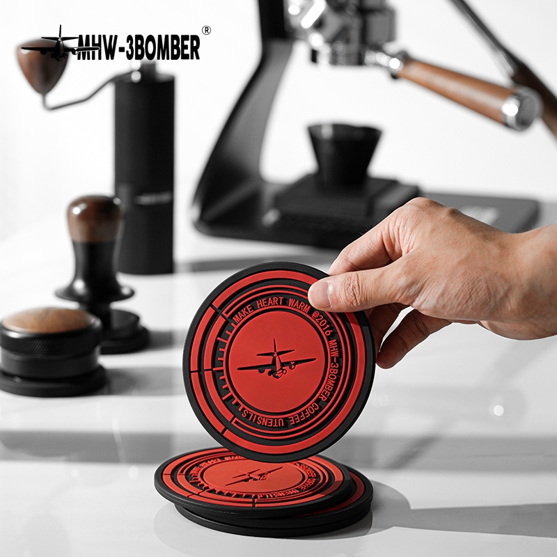 MHW3BOMBER Heat insulation mat and Tamping mat แผ่นซิลิโคนรอง Moka pot