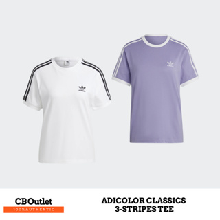 เสื้อยืดผู้หญิง รุ่นฮิต ADIDAS ADICOLOR CLASSICS 3-STRIPES IB7411