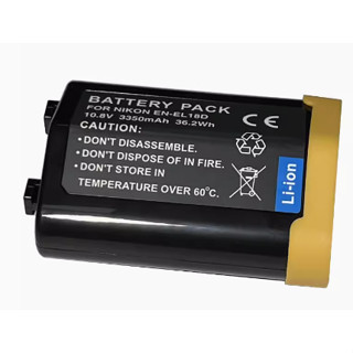 3350MAh ENEL18d D6แบตเตอรี่ EN-EL18d สำหรับ Nikon Z9, D4,,EN-EL18D,