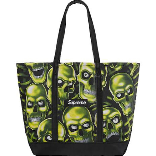 Supreme Skull Pile Denim Tote | Shopee Thailand