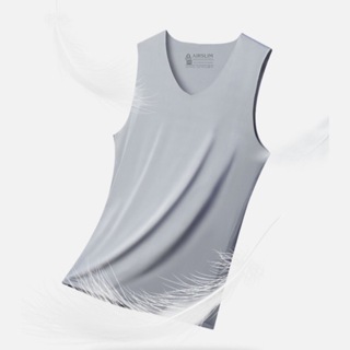 AIRmill® V-TOP เสื้อแขนกุด 8สีใหม่ ไมโครไฟเบอร์ ผ้าเย็นสบาย บางเบา ระบายอากาศ ยืดหยุ่นสูง แห้งไว สวมใส่หน้าร้อน