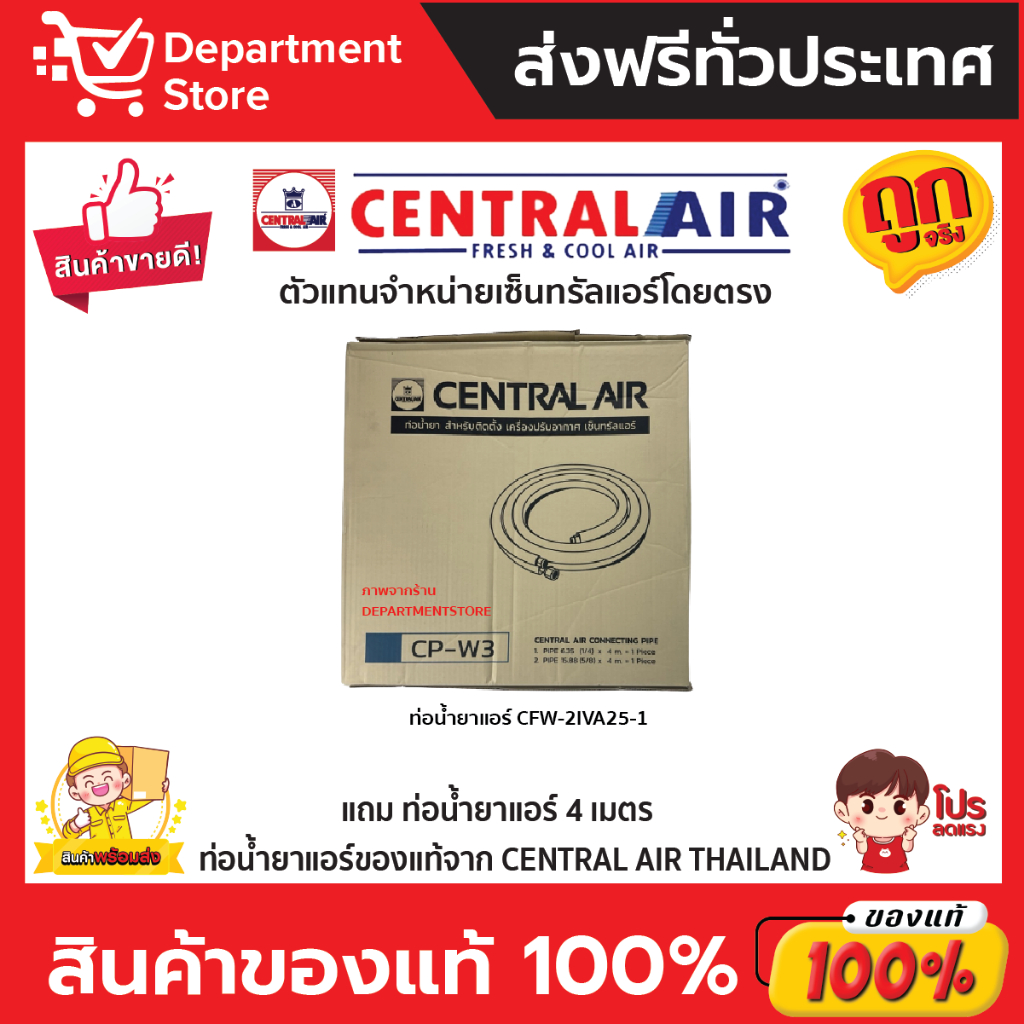 แอร์-เซ็นทรัลแอร์-centralair-แบบติดผนัง-inverter-ประหยัดไฟ-เบอร์-5-รุ่น-2iva-แถมท่อน้ำยาแอร์-4-เมตร