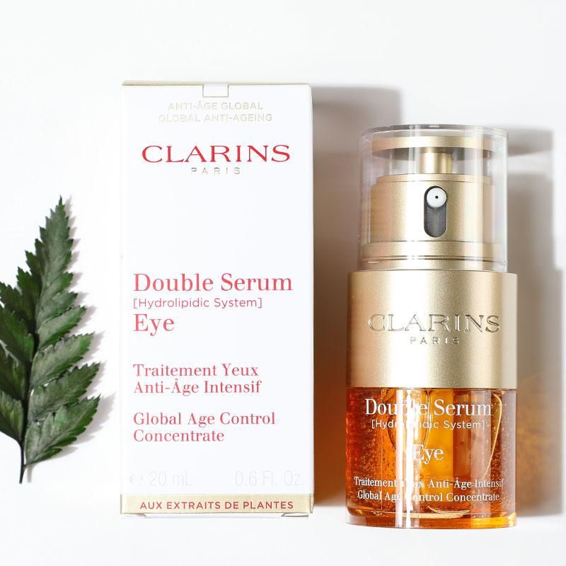 Clarins Double Serum Eye Global Age Control Concentrate 20ml Shopee