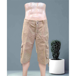 No.1952 กางเกงคาร์โก้ 4 ส่วนรุ่นใหม่ เนื้อผ้าคัตตอนหนานุ่มผ้าดีมาก กางเกงเป๋าข้าง กางเกงลำลอง กางเกงคลาสสิค มีไซร้ 30-40