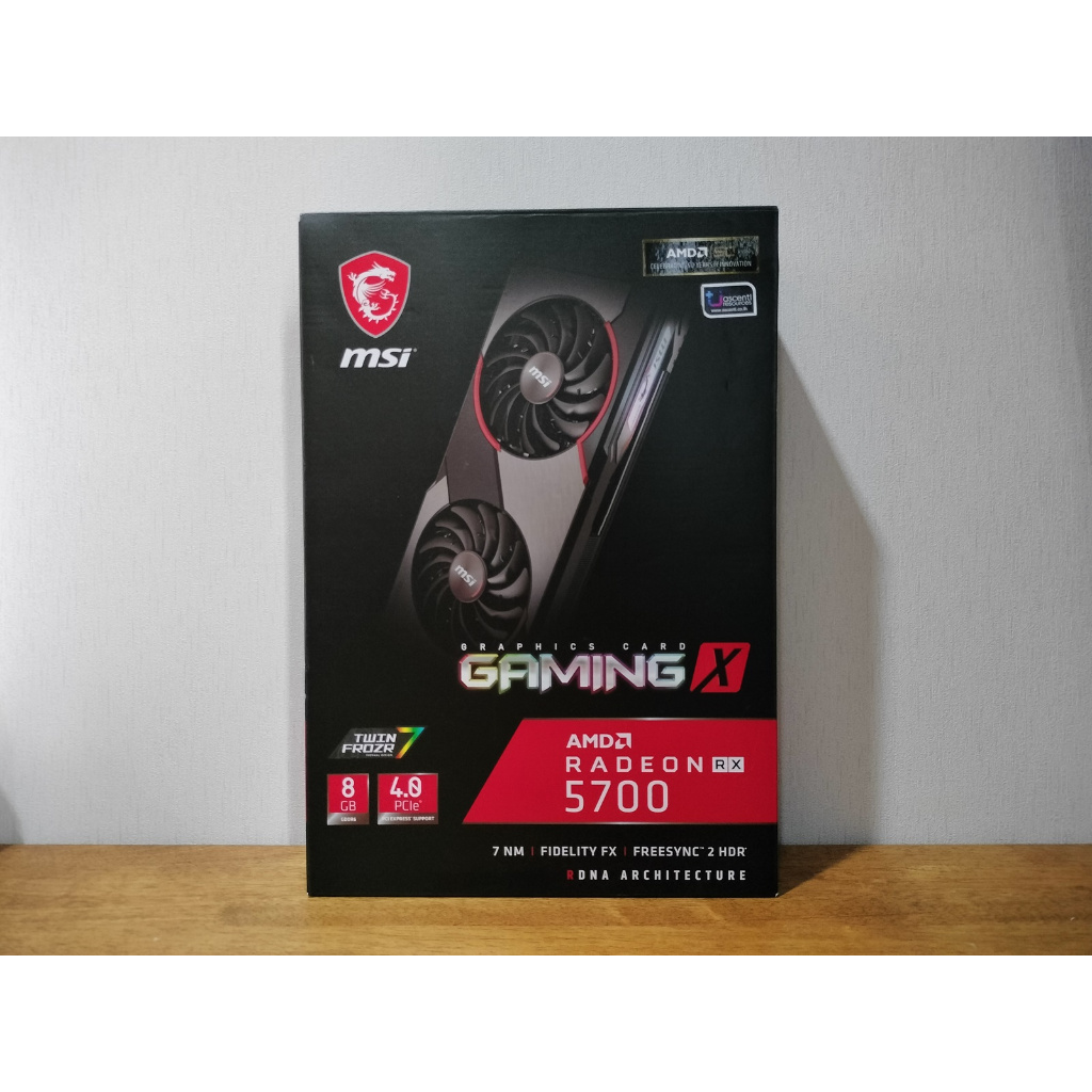 การ์ดจอ VGA (การ์ดแสดงผล) MSI RADEON RX 5700 / 5700 XT GAMING X - 8GB ...